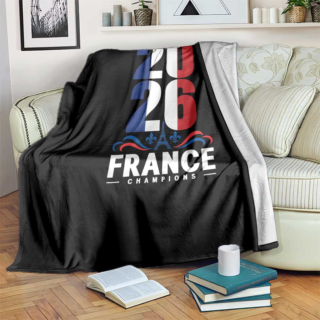 Vintage France Soccer Fan Throw Blanket French Football Pride 2026