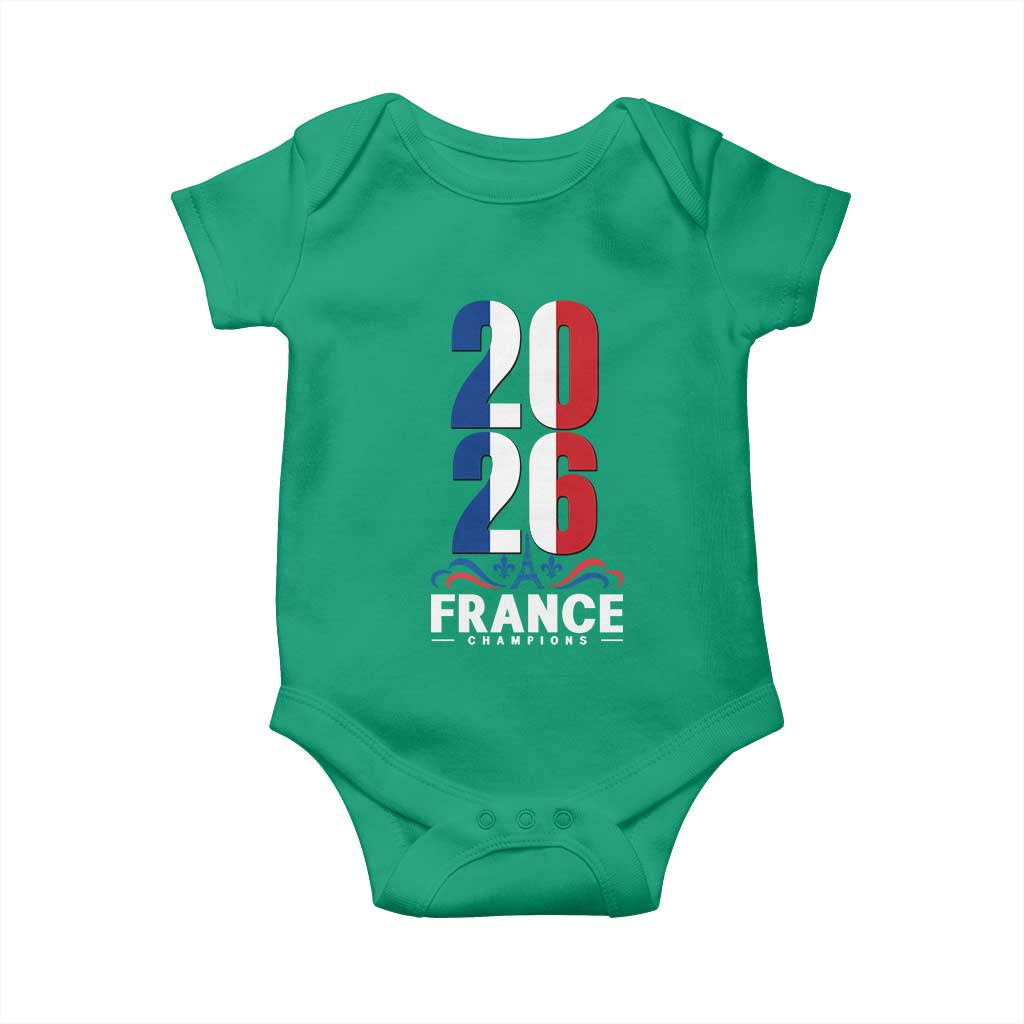 Vintage France Soccer Fan Baby Onesie French Football Pride 2026