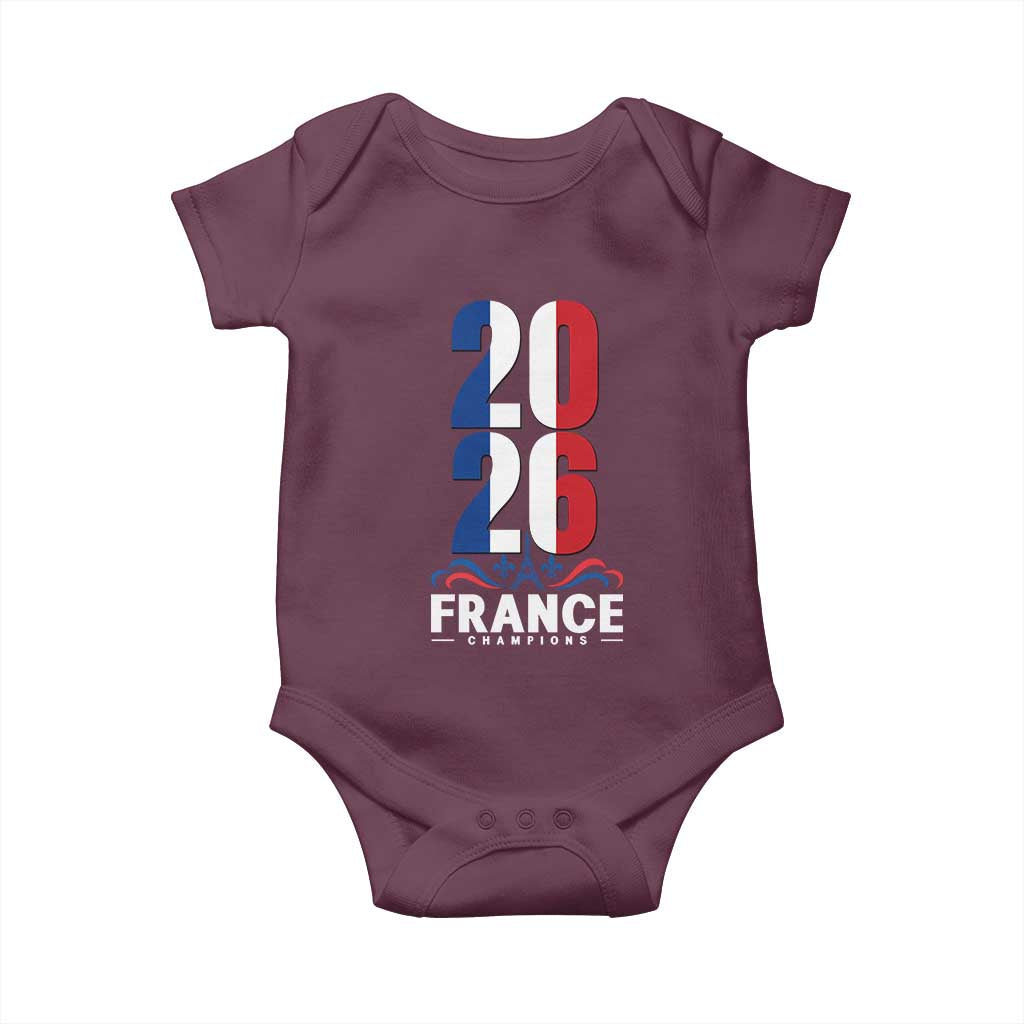 Vintage France Soccer Fan Baby Onesie French Football Pride 2026