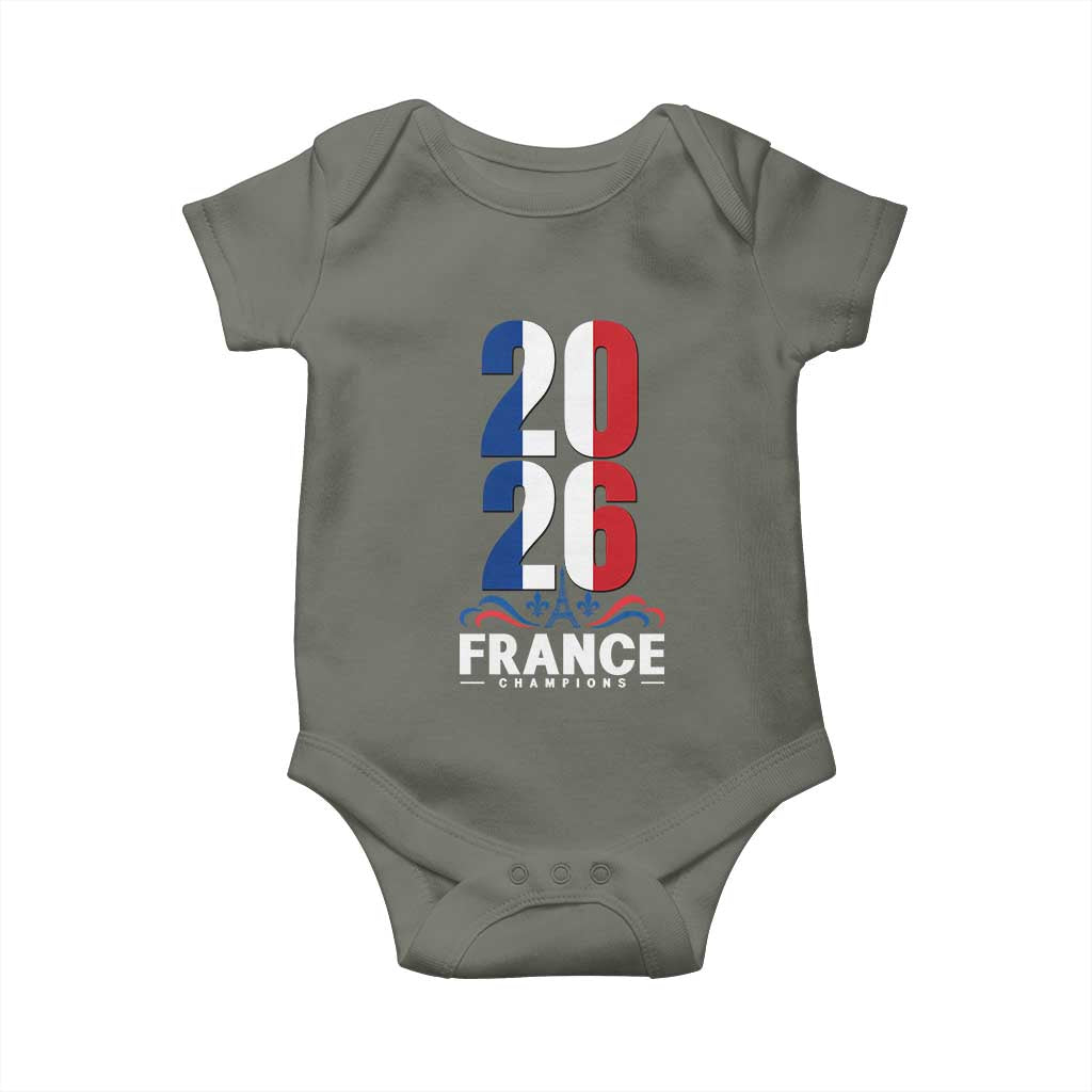 Vintage France Soccer Fan Baby Onesie French Football Pride 2026