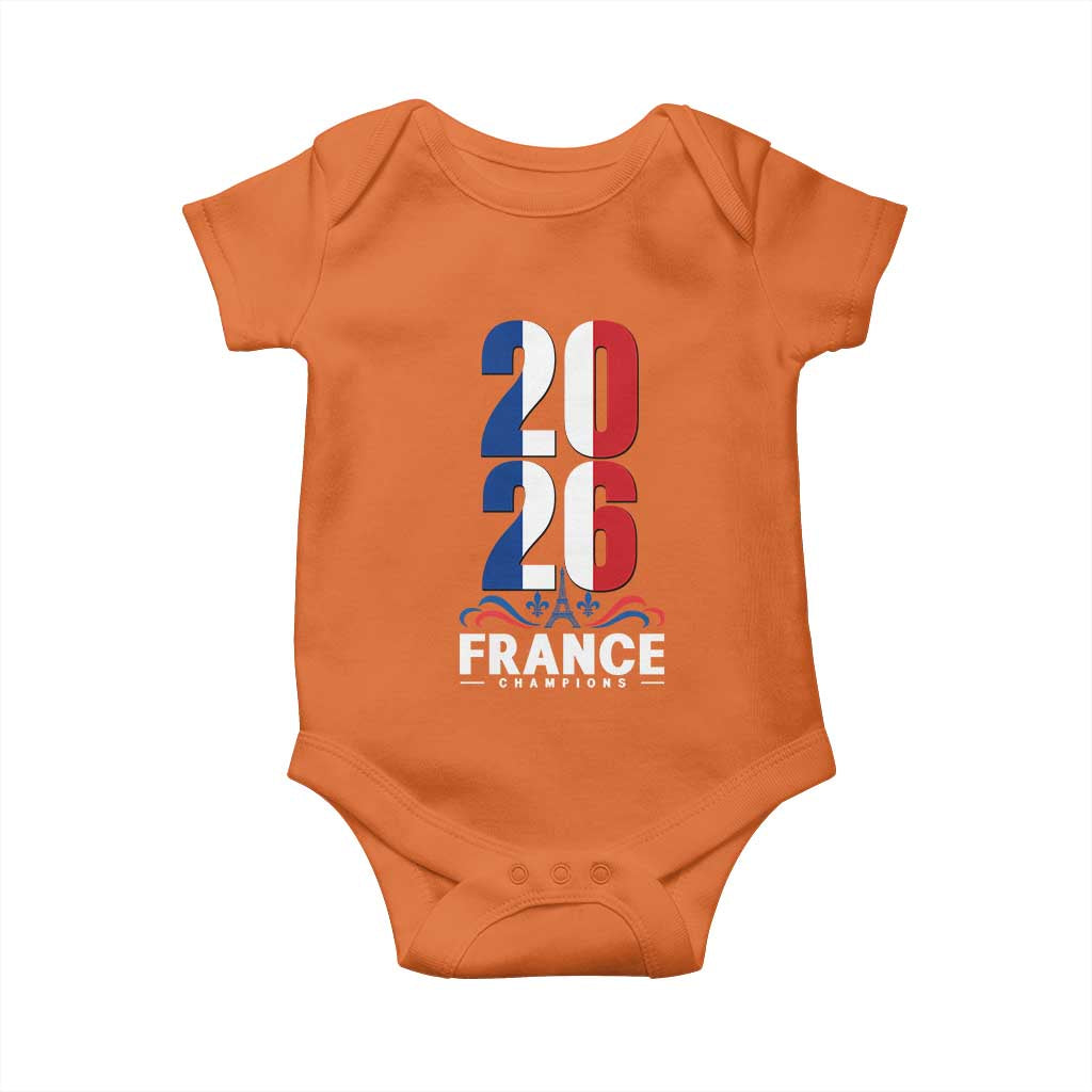 Vintage France Soccer Fan Baby Onesie French Football Pride 2026