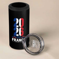 Vintage France Soccer Fan 4 in 1 Can Cooler Tumbler French Football Pride 2026