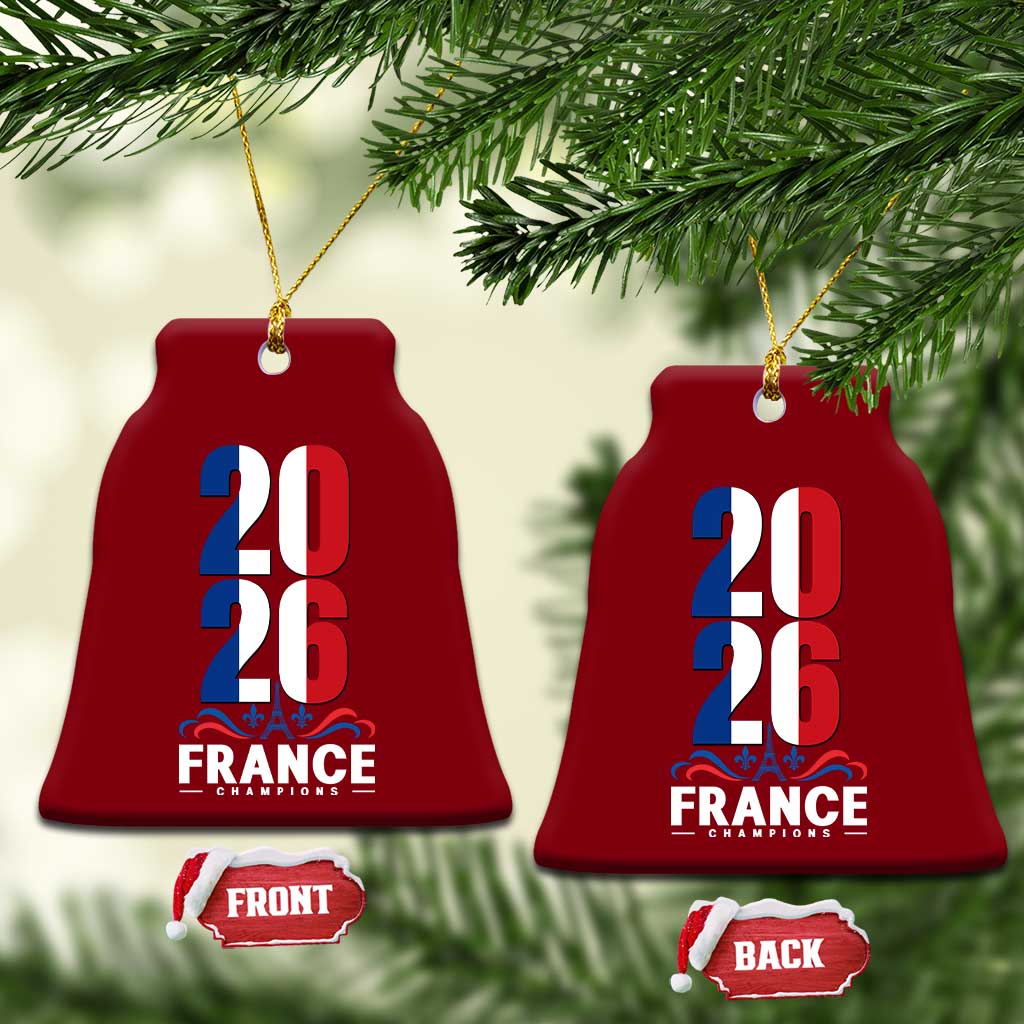 Vintage France Soccer Fan Ceramic Ornament French Football Pride 2026