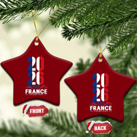 Vintage France Soccer Fan Ceramic Ornament French Football Pride 2026