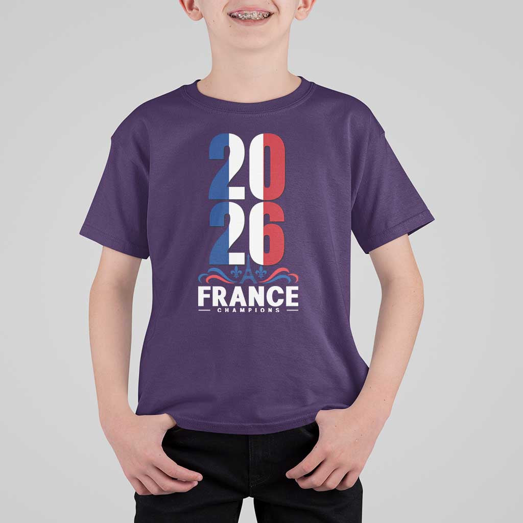 Vintage France Soccer Fan T Shirt For Kid French Football Pride 2026