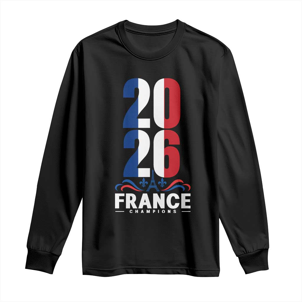 Vintage France Soccer Fan Long Sleeve Shirt French Football Pride 2026