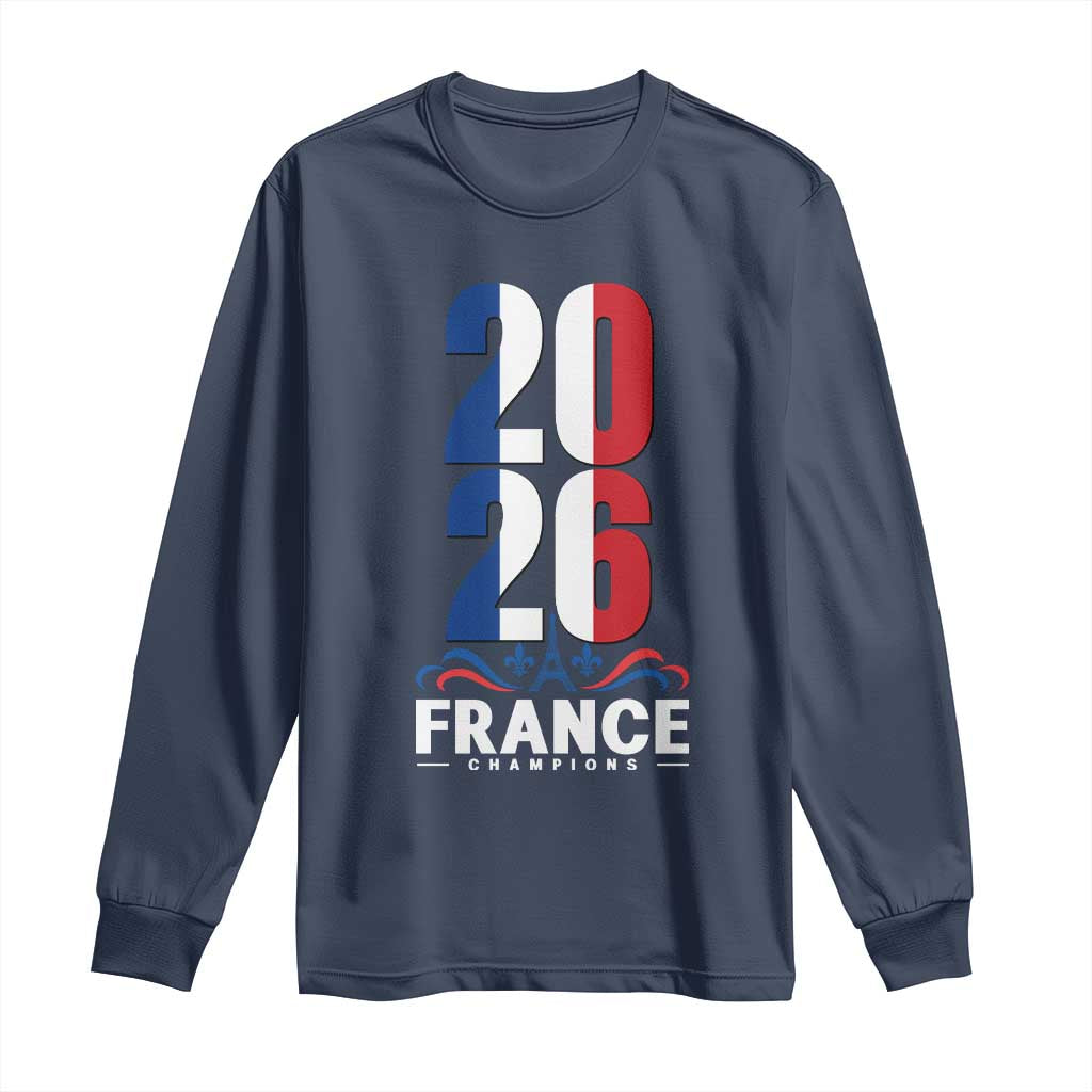 Vintage France Soccer Fan Long Sleeve Shirt French Football Pride 2026