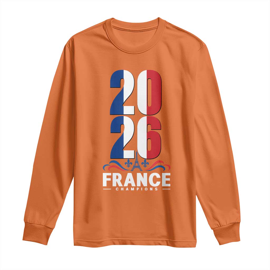 Vintage France Soccer Fan Long Sleeve Shirt French Football Pride 2026