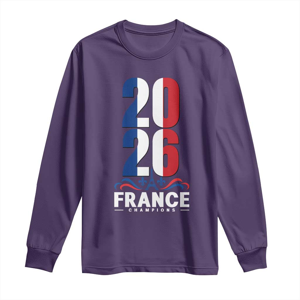 Vintage France Soccer Fan Long Sleeve Shirt French Football Pride 2026