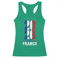 Vintage France Soccer Fan Racerback Tank Top French Football Pride 2026