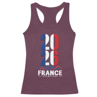 Vintage France Soccer Fan Racerback Tank Top French Football Pride 2026