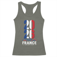 Vintage France Soccer Fan Racerback Tank Top French Football Pride 2026