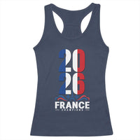 Vintage France Soccer Fan Racerback Tank Top French Football Pride 2026