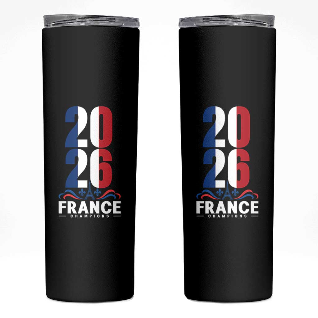 Vintage France Soccer Fan Skinny Tumbler French Football Pride 2026