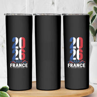 Vintage France Soccer Fan Skinny Tumbler French Football Pride 2026
