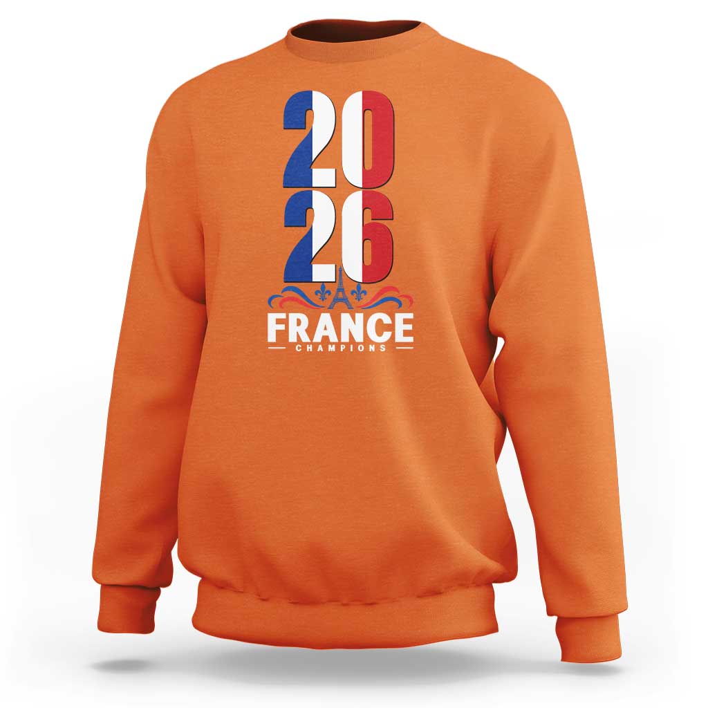 Vintage France Soccer Fan Sweatshirt French Football Pride 2026
