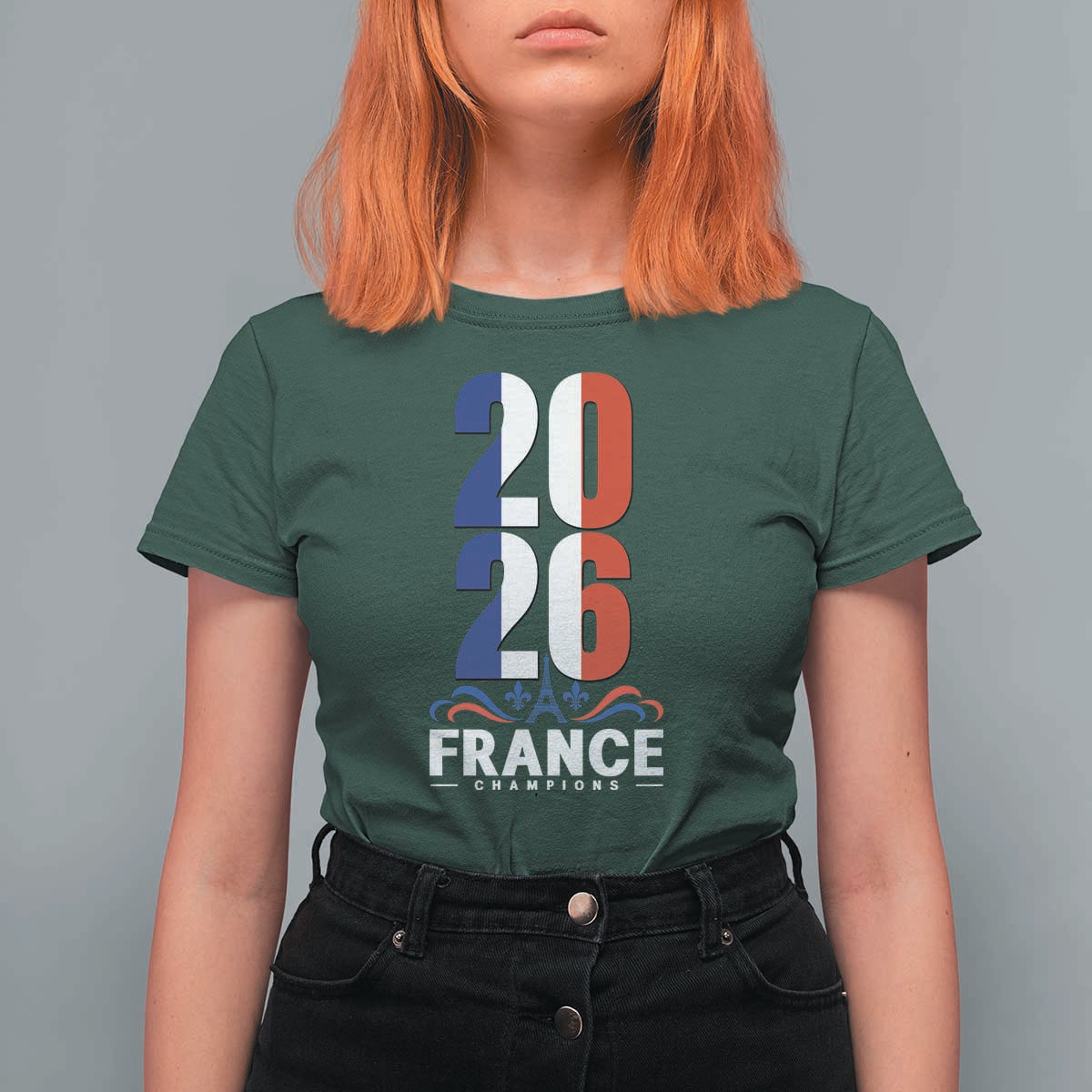 Vintage France Soccer Fan T Shirt For Women French Football Pride 2026