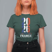 Vintage France Soccer Fan T Shirt For Women French Football Pride 2026