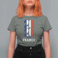 Vintage France Soccer Fan T Shirt For Women French Football Pride 2026