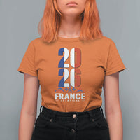 Vintage France Soccer Fan T Shirt For Women French Football Pride 2026