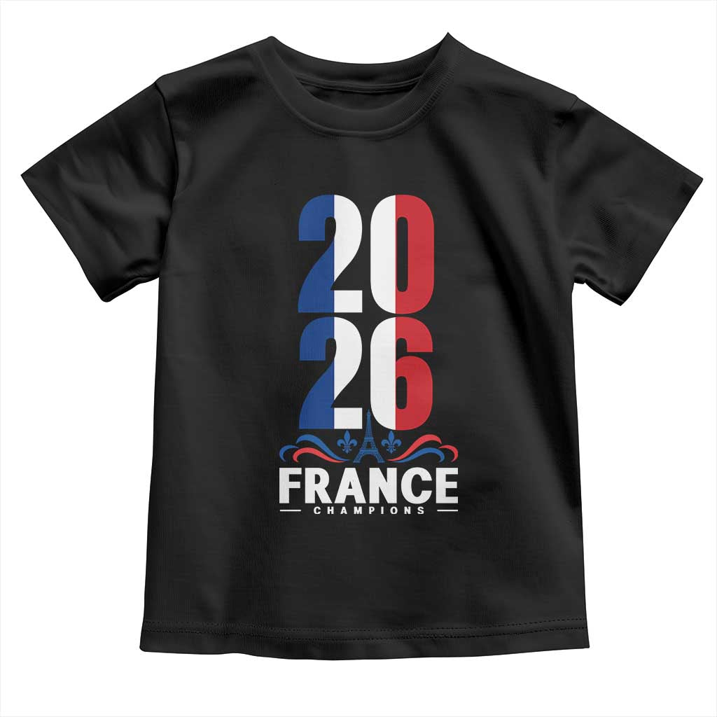 Vintage France Soccer Fan Toddler T Shirt French Football Pride 2026