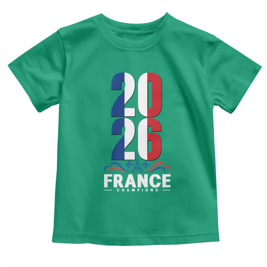 Vintage France Soccer Fan Toddler T Shirt French Football Pride 2026