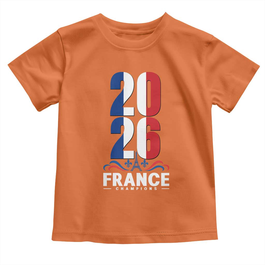 Vintage France Soccer Fan Toddler T Shirt French Football Pride 2026