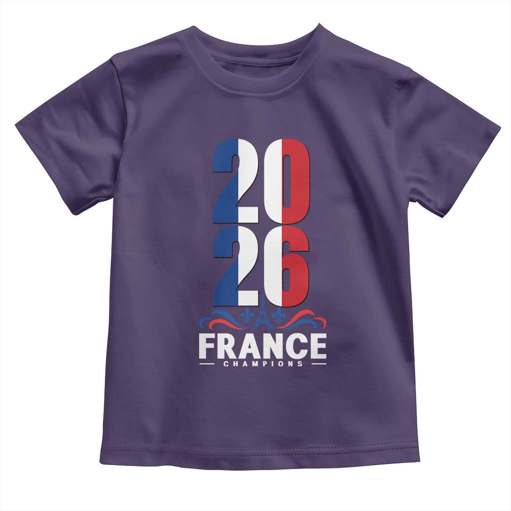 Vintage France Soccer Fan Toddler T Shirt French Football Pride 2026