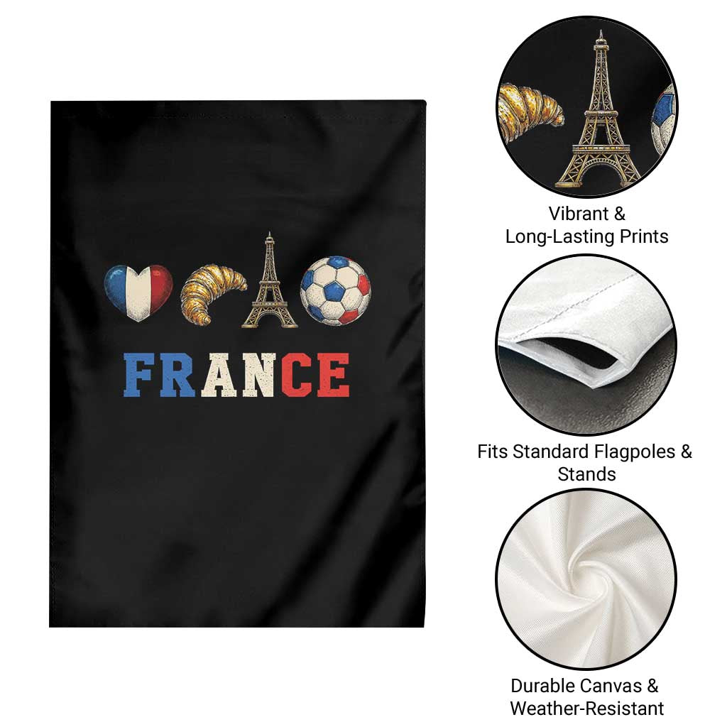 French Football Fan Garden Flag France Soccer Game Day Gift