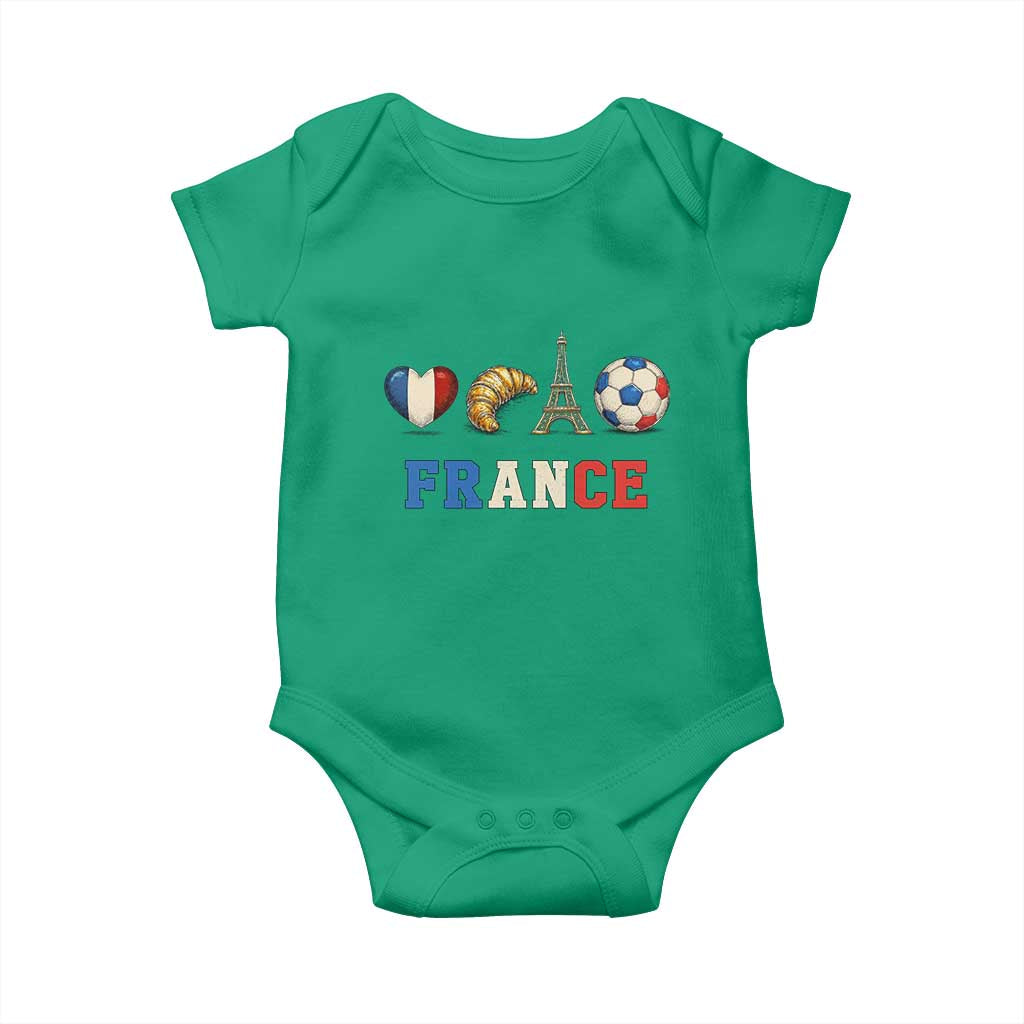 French Football Fan Baby Onesie France Soccer Game Day Gift