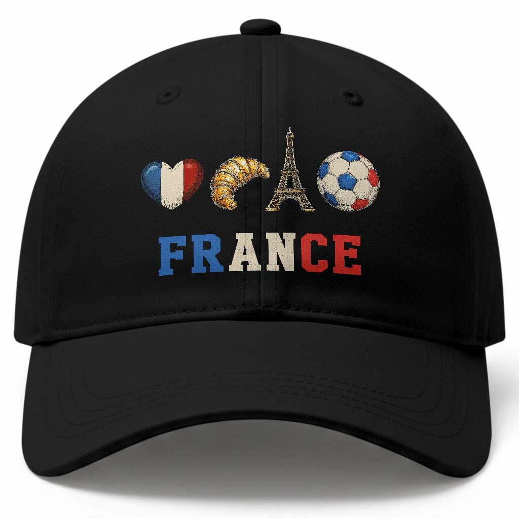 French Football Fan Baseball Cap France Soccer Game Day Gift
