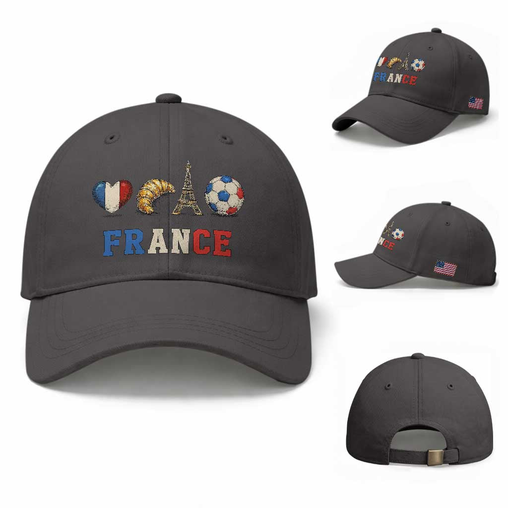 French Football Fan Baseball Cap France Soccer Game Day Gift