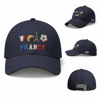 French Football Fan Baseball Cap France Soccer Game Day Gift