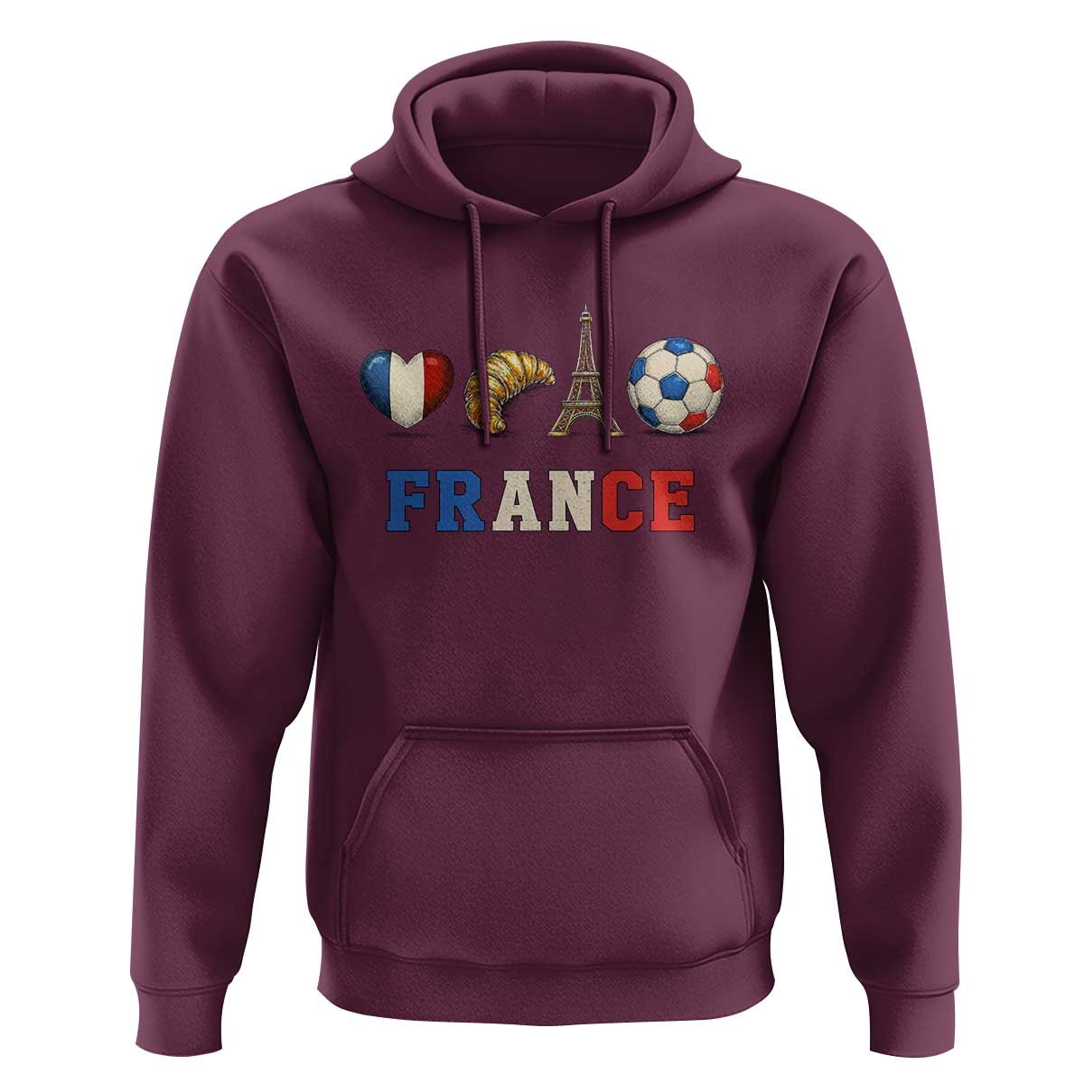 French Football Fan Hoodie France Soccer Game Day Gift