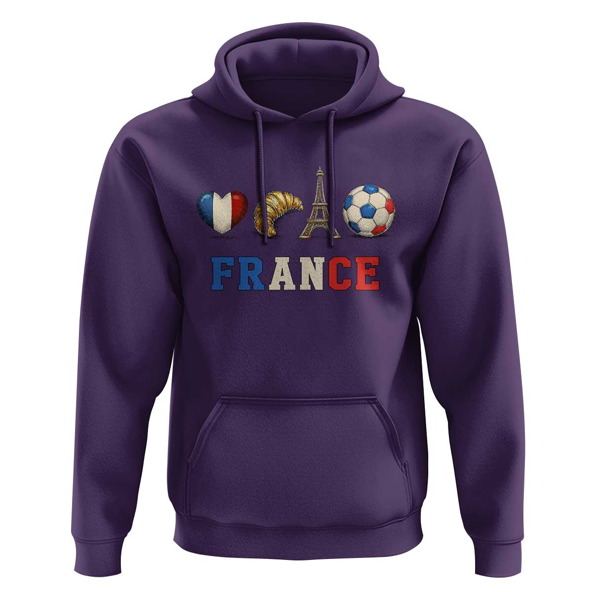 French Football Fan Hoodie France Soccer Game Day Gift