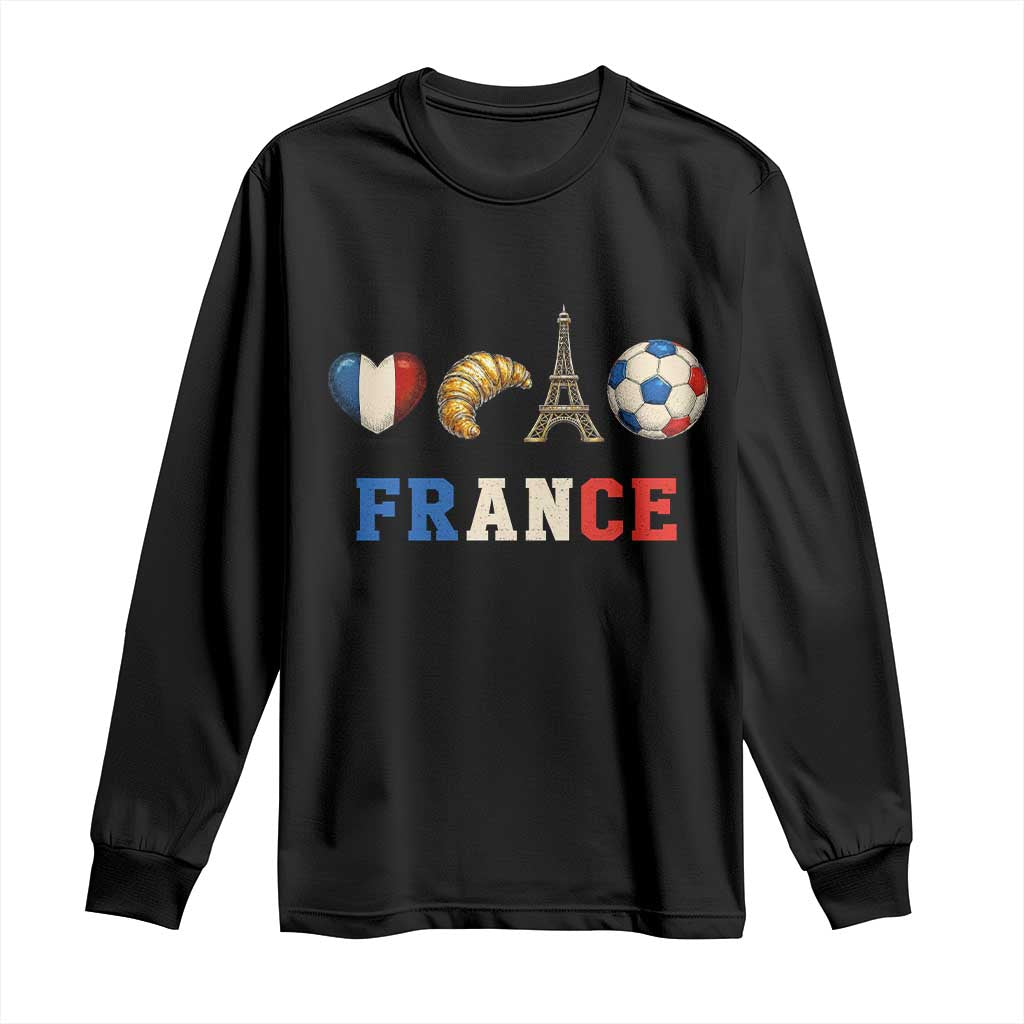 French Football Fan Long Sleeve Shirt France Soccer Game Day Gift