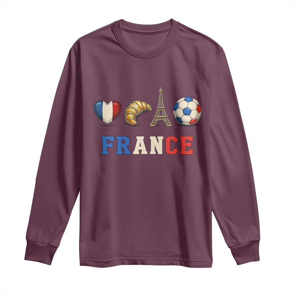 French Football Fan Long Sleeve Shirt France Soccer Game Day Gift