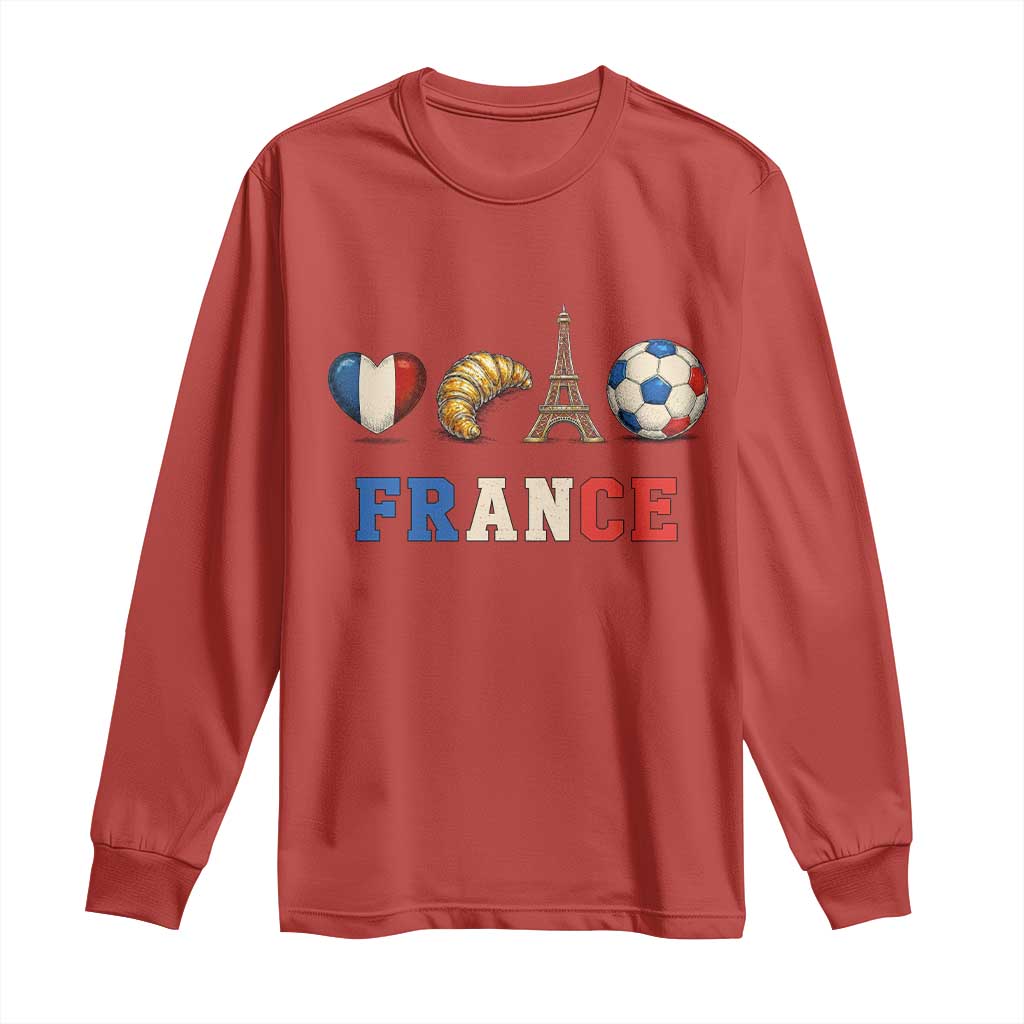 French Football Fan Long Sleeve Shirt France Soccer Game Day Gift