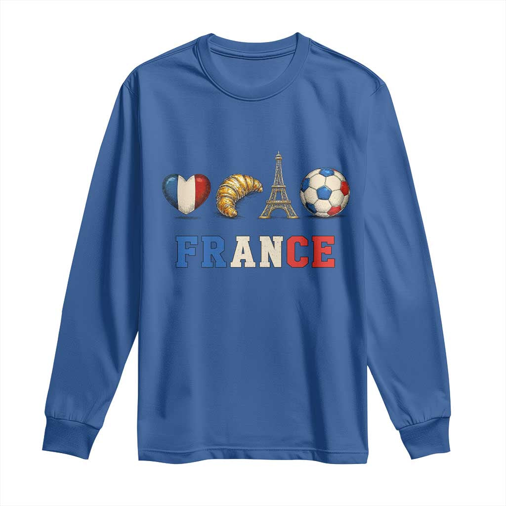 French Football Fan Long Sleeve Shirt France Soccer Game Day Gift