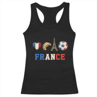 French Football Fan Racerback Tank Top France Soccer Game Day Gift