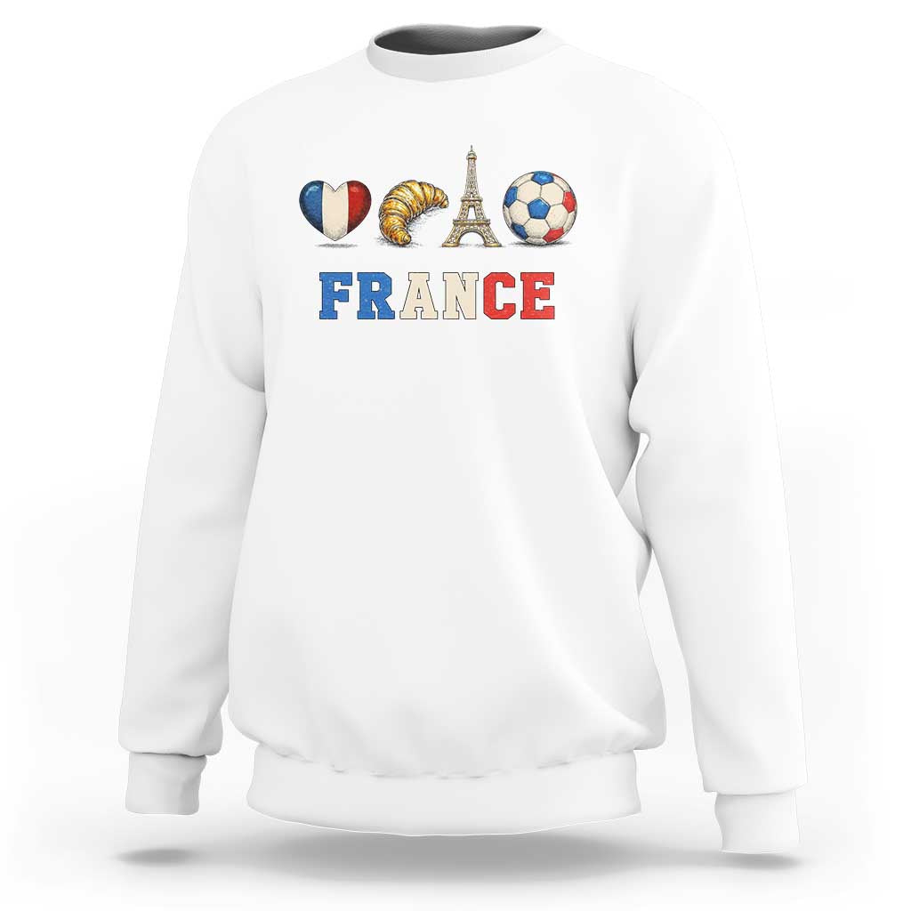 French Football Fan Sweatshirt France Soccer Game Day Gift