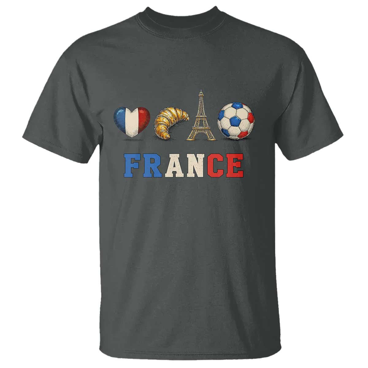 French Football Fan T Shirt France Soccer Game Day Gift
