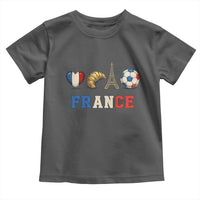 French Football Fan Toddler T Shirt France Soccer Game Day Gift