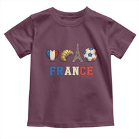 French Football Fan Toddler T Shirt France Soccer Game Day Gift