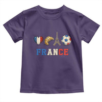 French Football Fan Toddler T Shirt France Soccer Game Day Gift