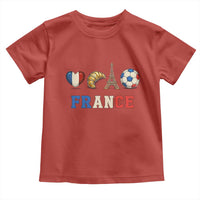 French Football Fan Toddler T Shirt France Soccer Game Day Gift