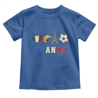 French Football Fan Toddler T Shirt France Soccer Game Day Gift