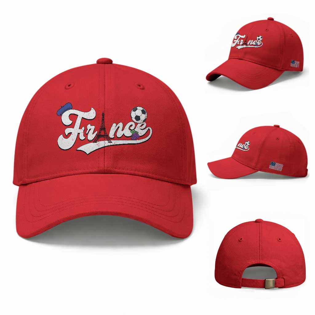 France Soccer Supporter Baseball Cap Game Day French Football Gift