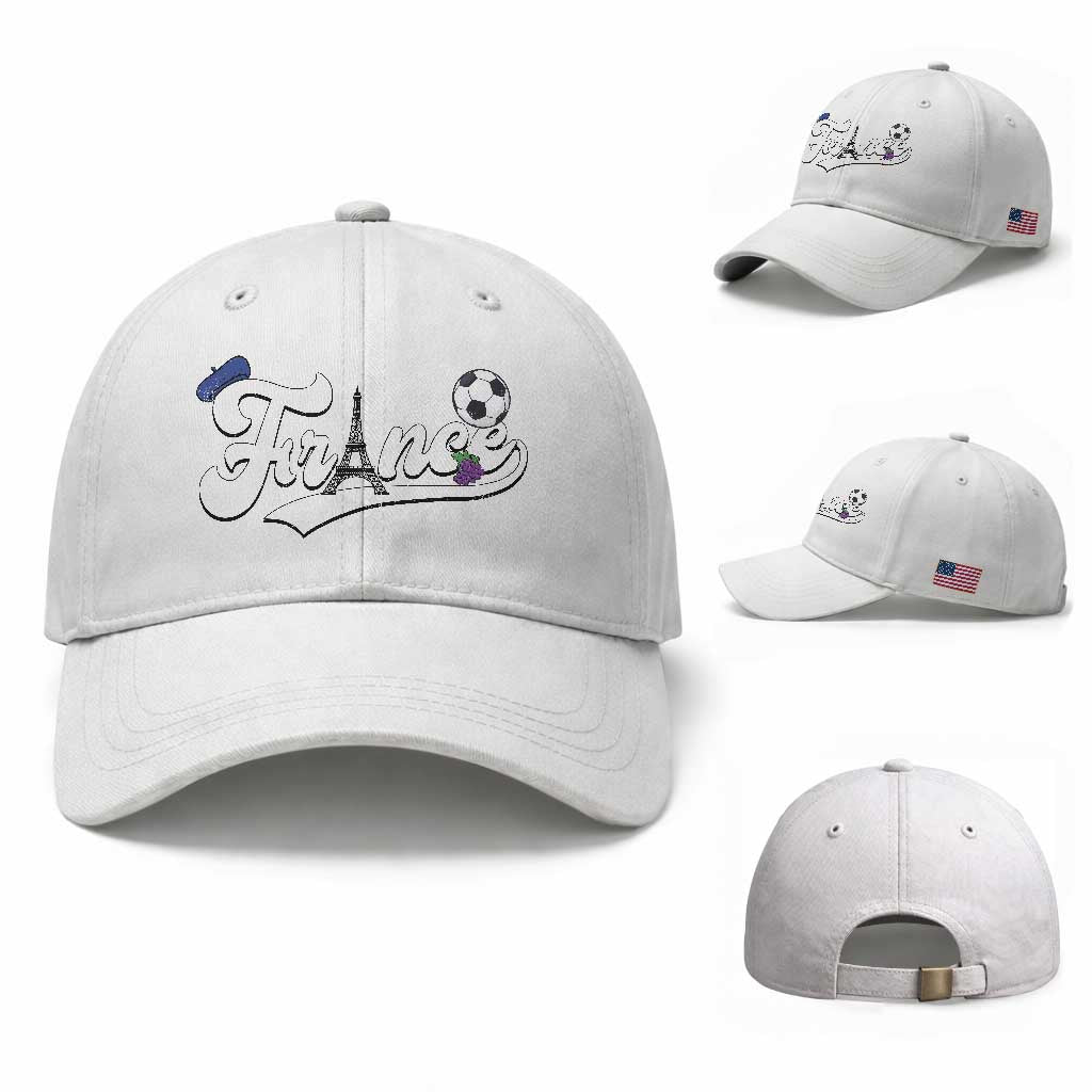 France Soccer Supporter Baseball Cap Game Day French Football Gift