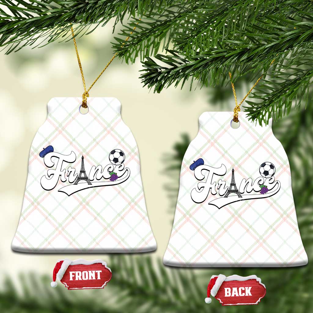 France Soccer Supporter Ceramic Ornament Game Day French Football Gift